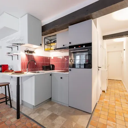 Bright Modern Vintage Renovated Flat In Le Marais Appartamento Parigi